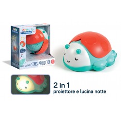 Clementoni - Baby for You - Light & Sounds Stars Projector -  Proiettore Luci da Culla - CL17265