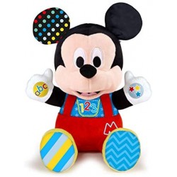 Clementoni Disney Baby Mickey Gioca e Impara, Peluche Parlante, Multicolore, Standard, 17303