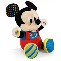 Clementoni Disney Baby Mickey Gioca e Impara, Peluche Parlante, Multicolore, Standard, 17303