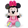 Clementoni Disney Baby Minnie Gioca e Impara Peluche Parlante, Multicolore, Standard, 17304