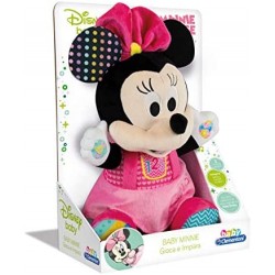 Clementoni Disney Baby Minnie Gioca e Impara Peluche Parlante, Multicolore, Standard, 17304