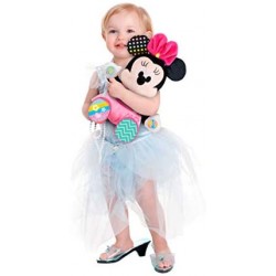 Clementoni Disney Baby Minnie Gioca e Impara Peluche Parlante, Multicolore, Standard, 17304