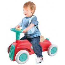 Clementoni- Macchinina Cavalcabile-Made in Italy-Play for Future, Gioco Primi Passi, 12 Mesi+, 17308