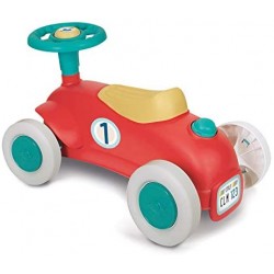 Clementoni- Macchinina Cavalcabile-Made in Italy-Play for Future, Gioco Primi Passi, 12 Mesi+, 17308