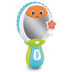Baby Clementoni - 17329 - Baby Specchietto - Gioco Prima Infanzia - Giocattolo Elettronico Parlante Italiano (Batterie Incluse),