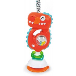 Baby Clementoni - 17330 - Sonaglino Dinosauro Interattivo - Gioco Prima Infanzia Con Melodie Ed Effetti Sonori (Batterie Incluse