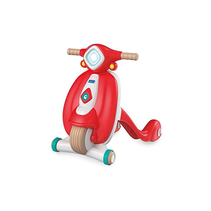 Clementoni, Il Mio Primo Scooter, Gioco Primi Passi Spingibile, Plastica 100% Riciclata, Prima Infanzia, Bambini 10 mesi+, Play 