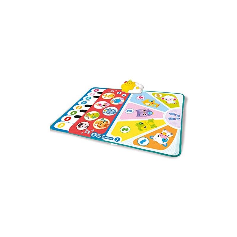 Clementoni- L orchestra Salterina-Tappeto Musicale per Bambini, playmat, 2 Anni+, 17434