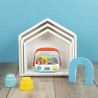 Clementoni Baby Radio Giocattolo Prima Infanzia, Gioco Musicale elettronico, Centro Attività, Bambini 10 mesi+, Multicolore, 174