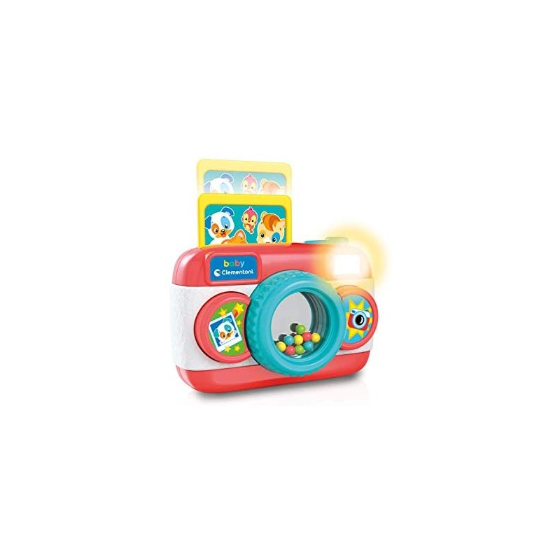 Clementoni Baby Camer, Macchina Fotografica Prima Infanzia, Gioco Musicale Elettronico, Centro Attività, Bambini 9 mesi+, Multic