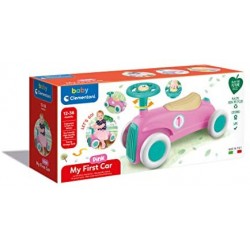 Clementoni- Macchinina cavalcabile in plastica 100% Riciclata-Made in Italy-Play for Future, Gioco Primi Passi, 12 Mesi+, 17308