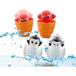 Clementoni - Clem Bath Toy - Giocattolo da Bagno per Bambini dai 6 Mesi in su (Assortito) - 17655