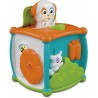 Clementoni - Cubo attività - Gioco Bambini 10 Mesi, Gioco Cucù - cubo multiattività Ecologico, in plastica Riciclata - CL17672