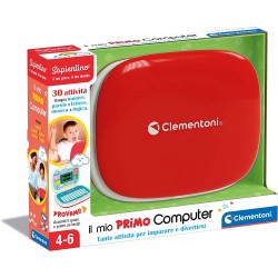 Clementoni - Sapientino - Il Mio Primo Computer - educativo interattivo- Laptop per Bambini 30 attività - CL17679