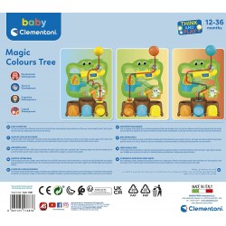 Clementoni - Albero delle Palline Nascondine - Albero Ball Drop - Ecologico, in plastica Riciclata - CL17687