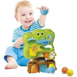 Clementoni - Albero delle Palline Nascondine - Albero Ball Drop - Ecologico, in plastica Riciclata - CL17687