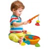 Clementoni - Gioca e Impara-Barchetta 12 Mesi, Gioco Pesca Bambini, sviluppa coordinazione e capacità manuali e logiche-Ecologic