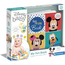 Clementoni - Disney Baby My Fun Book - Libro Neonati, Gioco Bambini 6 Mesi, libricino Impermeabile Ideale per Bagnetto - B09RSPZ