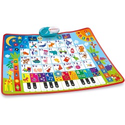 Clementoni - Sapientino-A Scuola nella Giungla-Poster Interattivo Parlante, Centro attività, Gioco Educativo Elettronico - CL177