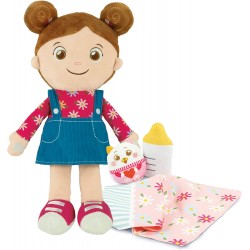 Clementoni - Olivia, My Soft Doll - Bambola Stoffa 100% Lavabile, Prima Bambola Bambina Con Accessori - CL17737