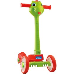 Clementoni - Baby Dragon Push Scooter-Monopattino Bambino con 3 Ruote, Gioco da Esterno Ed Interno - CL17738