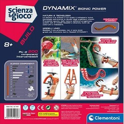 Clementoni- Science & Play-Dynamix-Bionic Power-Made in Italy-Costruzioni Flessibili-Gioco scientifico (Versione in Italiano), 8