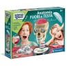 Clementoni- Scienza Lab Fuori di Testa, Laboratorio di Anatomia, Gioco scientifico (Versione in Italiano), Bambini 8 Anni+, Made