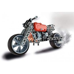 Clementoni- Scienza Build-Roadster e Dragster, Set di Costruzioni, Laboratorio Meccanica, Gioco scientifico (Versione in Italian