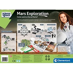 Clementoni Lab-NASA Mars Exploration, Base Spaziale-Kit esperimenti Scienza, Gioco scientifico 8 Anni, Manuale in Italiano, Made