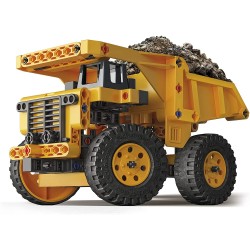 Clementoni - Scienza Build - Camion da Miniera - Set Costruzioni Bambini 2 in 1, Laboratorio Meccanica, Gioco scientifico - CL19