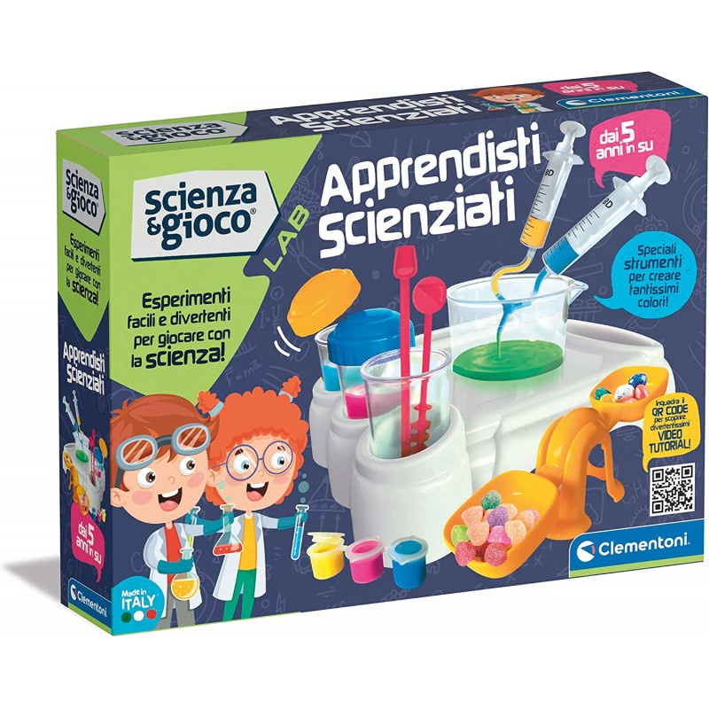 Clementoni - Lab-Apprendisti scienziati-kit esperimenti di scienza, laboratorio di chimica - CL19269