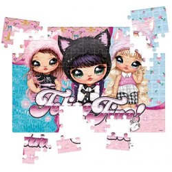 Clementoni Na Surprise Supercolor Brilliant Surprise-104 pezzi-Made in Italy, puzzle bambini 6 anni+, Multicolore, 20184