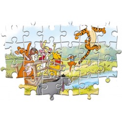 Clementoni - Play for Future - Disney Winnie The Pooh Pooh & Friends Puzzle, 24 Pezzi - CL20259