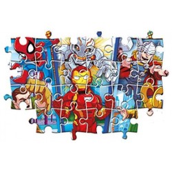 Clementoni- Marvel Super Hero Avengers Other Puzzle, 104 Maxi Pezzi, Multicolore, 23746