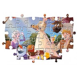 Clementoni Supercolor Disney Frozen 2-104 maxi pezzi-Made in Italy, puzzle bambini  4 anni+, Multicolore