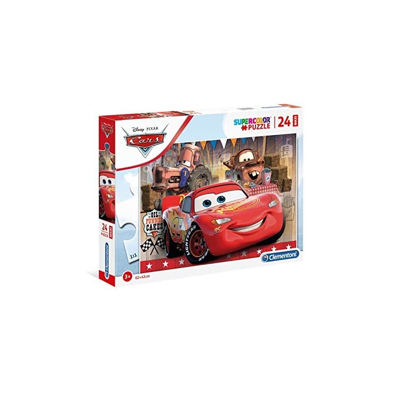 Clementoni Disney Pixar Car Puzzle, 24 Maxi Pezzi, Multicolore, 24203
