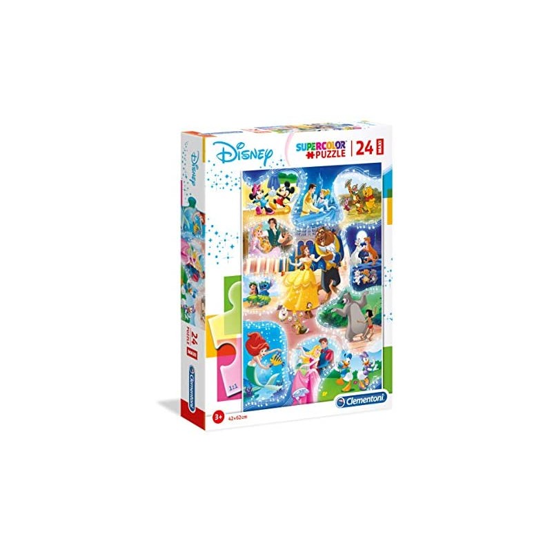 Clementoni - 24204 - Supercolor Puzzle - Dance Time - 24 Maxi Pezzi - Made In Italy - Puzzle Bambini 3 Anni +