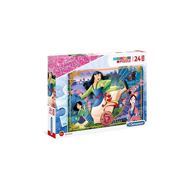 Clementoni- Disney Mulan Puzzle, 24 Pezzi, Multicolore, 24206