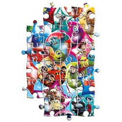 Clementoni Supercolor Disney Pixar Party-24 maxi pezzi-Made in Italy, puzzle bambini 3 anni+, Multicolore, 24215