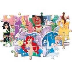 Clementoni - Puzzle Maxi Princess Supercolor 24 Pezzi - CL24232