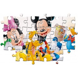 Clementoni - Play For Future - Disney Mickey Classic Puzzle per bambini 4 anni+, 3x48 pezzi - CL25256