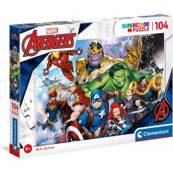 Clementoni - Marvel Avengers Supercolor - 104 pz - CL25718