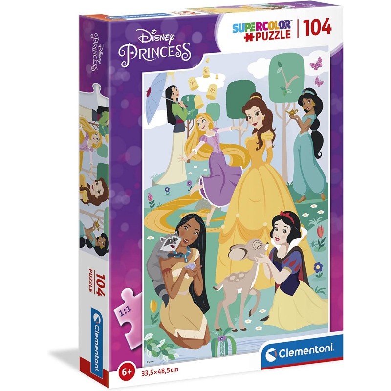 Clementoni - Puzzle Principesse Disney 104 pz - CL25736