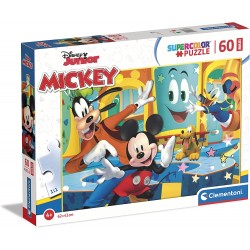 Clementoni - Puzzle Maxi Mickey Disney 60 pz Supercolor - CL26473