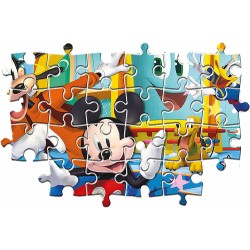 Clementoni - Puzzle Maxi Mickey Disney 60 pz Supercolor - CL26473