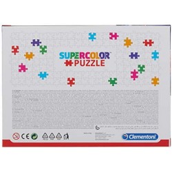 Clementoni- Supercolor Puzzle-Spider Man-104 Pezzi, Multicolore, 27116