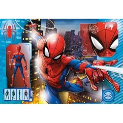 Clementoni- Spider Man Puzzle, Multicolore, 104 Pezzi, 27118