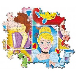 Clementoni - 27146 - Supercolor Puzzle - Disney Princess - 104 Pezzi - Made In Italy - Puzzle Bambini 6 Anni +