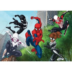 Clementoni - Play for Future - Marvel Spider-Man Puzzle, 104 pz, One size - CL27151