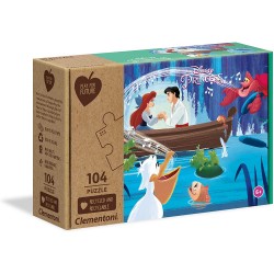 Clementoni - Puzzle La Sirenetta Disney 104 pz Materiali 100% riciclati - CL27152